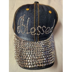 "Blessed" Sparkly Hat